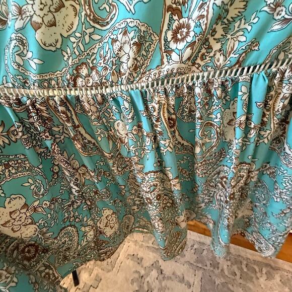 Cienna Women's Boho Long Dress Size Small Cottagecore Ruffle Tier Y2K - Picture 6 of 7